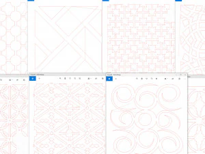 10 DXF File CNC g-code Industrial Laser DECORATIVE PANEL SQUARE Plasma Nr0694 3D Model