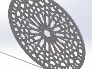 22 DXF file CNC 2 G-CODE Industrial Laser Cut Router Vinil Round Mandala Nr0696 Modèle 3D