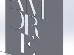 9 DXF file CNC 2 G-CODE Industrial Laser Cut Router Vinil LOVE AMORE Nr0697 3D Model