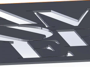 9 DXF file CNC 2 G-CODE Industrial Laser Cut Router Vinil LOVE AMORE Nr0697 3D Model