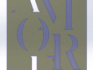 9 DXF file CNC 2 G-CODE Industrial Laser Cut Router Vinil LOVE AMORE Nr0697 3D Model