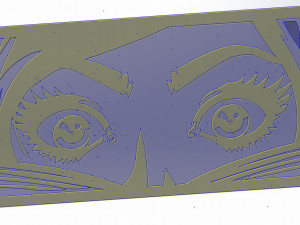 11 DXF File CNC g-code Industrial Laser Cut SEE Nr1 PANEL decorative Nr0720 Modelo 3D