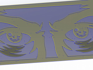 11 DXF File CNC g-code Industrial Laser Cut SEE Nr1 PANEL decorative Nr0720 Modelo 3D