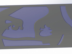 11 DXF File CNC g-code Industrial Laser Cut SEE Nr1 PANEL decorative Nr0720 Modelo 3D