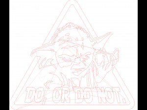 24 DXF File CNC g-code Industrial Laser Cut Star Wars Vector DXF Router Nr0750 3D Модель
