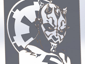 24 DXF File CNC g-code Industrial Laser Cut Star Wars Vector DXF Router Nr0750 3D Модель