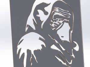 24 DXF File CNC g-code Industrial Laser Cut Star Wars Vector DXF Router Nr0750 3D Модель
