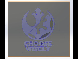 24 DXF File CNC g-code Industrial Laser Cut Star Wars Vector DXF Router Nr0750 3D Модель