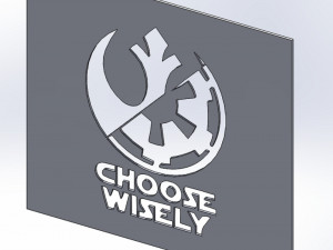 24 DXF File CNC g-code Industrial Laser Cut Star Wars Vector DXF Router Nr0750 3D Модель