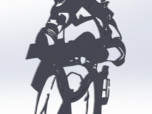 24 DXF File CNC g-code Industrial Laser Cut Star Wars Vector DXF Router Nr0750 3D Модель