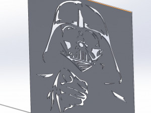 24 DXF File CNC g-code Industrial Laser Cut Star Wars Vector DXF Router Nr0750 3D Модель