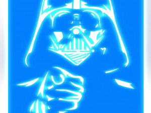24 DXF File CNC g-code Industrial Laser Cut Star Wars Vector DXF Router Nr0750 3D Модель