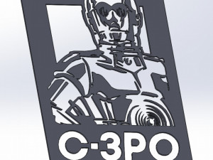 13 DXF File CNC ndustrial Laser Cut Star Wars 2 Vector DXF Router Plasma Nr0751 3D Model