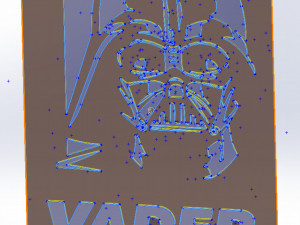 13 DXF File CNC ndustrial Laser Cut Star Wars 2 Vector DXF Router Plasma Nr0751 3D Model
