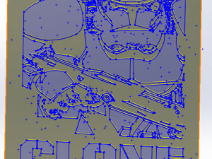 13 DXF File CNC ndustrial Laser Cut Star Wars 2 Vector DXF Router Plasma Nr0751 3D Model