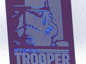 13 DXF File CNC ndustrial Laser Cut Star Wars 2 Vector DXF Router Plasma Nr0751 3D Model