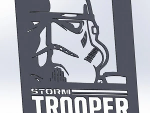 13 DXF File CNC ndustrial Laser Cut Star Wars 2 Vector DXF Router Plasma Nr0751 3D Model
