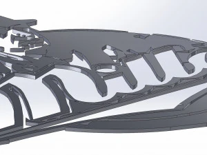 16 DXF file CNC 2 G-CODE Industrial Laser DECORATIVE EXPANSE SERIES TV Nr0800 3D Model