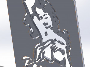 16 DXF file CNC 2 G-CODE Industrial Laser DECORATIVE EXPANSE SERIES TV Nr0800 3D 模型