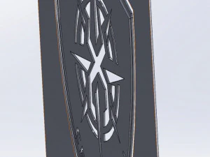 16 DXF file CNC 2 G-CODE Industrial Laser DECORATIVE EXPANSE SERIES TV Nr0800 3D Model