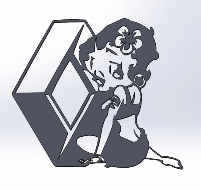 14 DXF FILE Renaut Logos Industrial Laser Cut Router Vinil LOVE Nr0951 3D Model .c4d .max .obj .3ds .fbx .stl .blend 