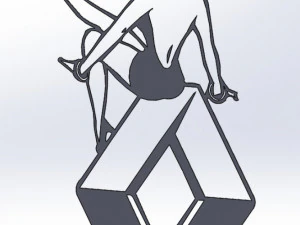 14 DXF FILE Renaut Logos Industrial Laser Cut Router Vinil LOVE Nr0951 3D Model