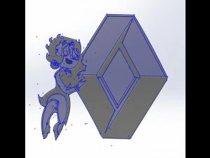 14 DXF FILE Renaut Logos Industrial Laser Cut Router Vinil LOVE Nr0951 3D Model