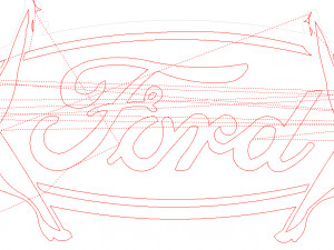 12 dxf file auto Logos Industrial Laser Cut Router Vinil LOVE Nr0952 Bettyboop 3D Model