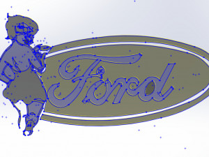 12 dxf file auto Logos Industrial Laser Cut Router Vinil LOVE Nr0952 Bettyboop 3D Model
