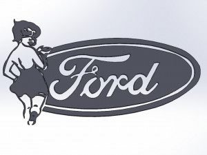 12 dxf file auto Logos Industrial Laser Cut Router Vinil LOVE Nr0952 Bettyboop 3D Model