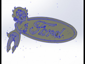 12 dxf file auto Logos Industrial Laser Cut Router Vinil LOVE Nr0952 Bettyboop 3D Model
