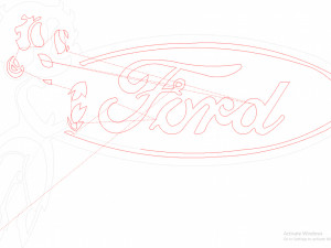 12 dxf file auto Logos Industrial Laser Cut Router Vinil LOVE Nr0952 Bettyboop 3D Model