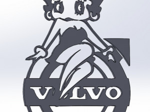 14 DXF FILE VOLVO LOGO cnc file Industrial Laser Cut Router Vinil Nr0953 Modelo 3D