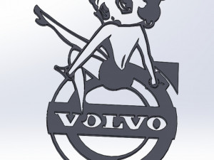 14 DXF FILE VOLVO LOGO cnc file Industrial Laser Cut Router Vinil Nr0953 Modelo 3D