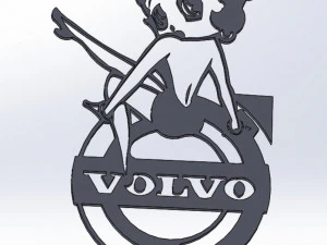 14 DXF FILE VOLVO LOGO cnc file Industrial Laser Cut Router Vinil Nr0953 3D Model