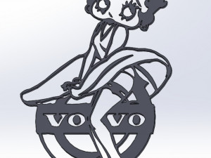 14 DXF FILE VOLVO LOGO cnc file Industrial Laser Cut Router Vinil Nr0953 Modelo 3D