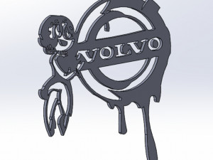 14 DXF FILE VOLVO LOGO cnc file Industrial Laser Cut Router Vinil Nr0953 Modelo 3D