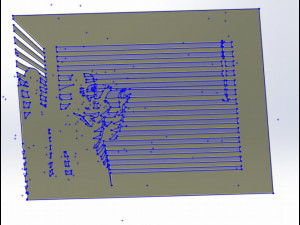14 DXF File CNC g-code Industrial Laser Router Plasma MEN Lines Design Nr0960 Modèle 3D