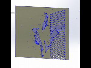 14 DXF File CNC g-code Industrial Laser Router Plasma MEN Lines Design Nr0960 Modèle 3D