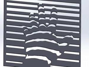 14 DXF File CNC g-code Industrial Laser Router Plasma MEN Lines Design Nr0960 Modèle 3D