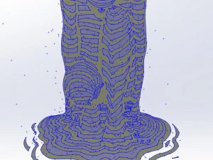 8 File DXF CNC g-code Taglio laser industriale PANNELLO LINEE DONNA decorativo Nr5030 Modello 3D
