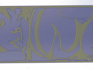 14 DXF file BEST EVER CNC ADDICTIVE DECORATIVE VECTOR router No 0900 3D Model