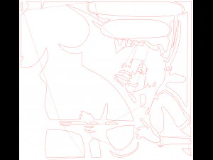 14 DXF file BEST EVER CNC ADDICTIVE DECORATIVE VECTOR router No 0900 3D Model