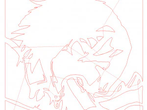 14 DXF file BEST EVER CNC ADDICTIVE DECORATIVE VECTOR router No 0900 3D Model