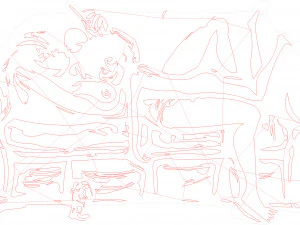 14 DXF file BEST EVER CNC ADDICTIVE DECORATIVE VECTOR router No 0900 3D Model