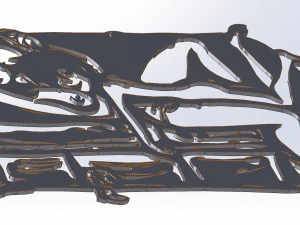 14 DXF file BEST EVER CNC ADDICTIVE DECORATIVE VECTOR router No 0900 3D Model