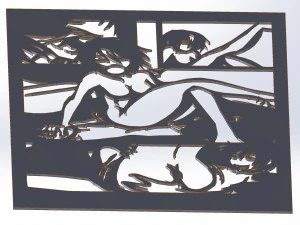 14 DXF file BEST EVER CNC ADDICTIVE DECORATIVE VECTOR router No 0900 3D Model