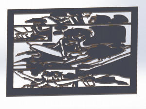 14 DXF file BEST EVER CNC ADDICTIVE DECORATIVE VECTOR router No 0900 Model 3D