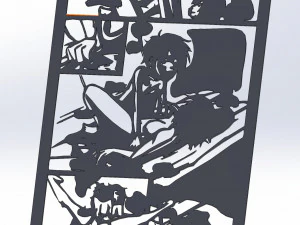 14 DXF file BEST EVER CNC ADDICTIVE DECORATIVE VECTOR router No 0900 3D Model