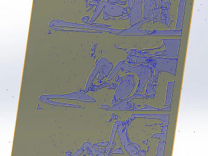 14 DXF file BEST EVER CNC ADDICTIVE DECORATIVE VECTOR router No 0900 3D Model